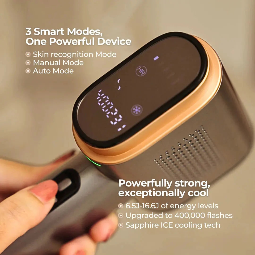 Sapphire Ice Cooling Hair Removal Device
