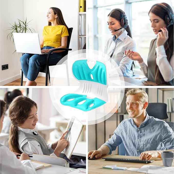 Hip & Back Support Ergonomic Seat Cushion