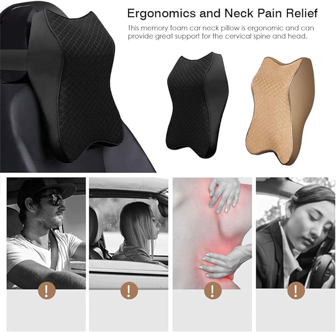 Neck Support Car Seat Headrest Pillow