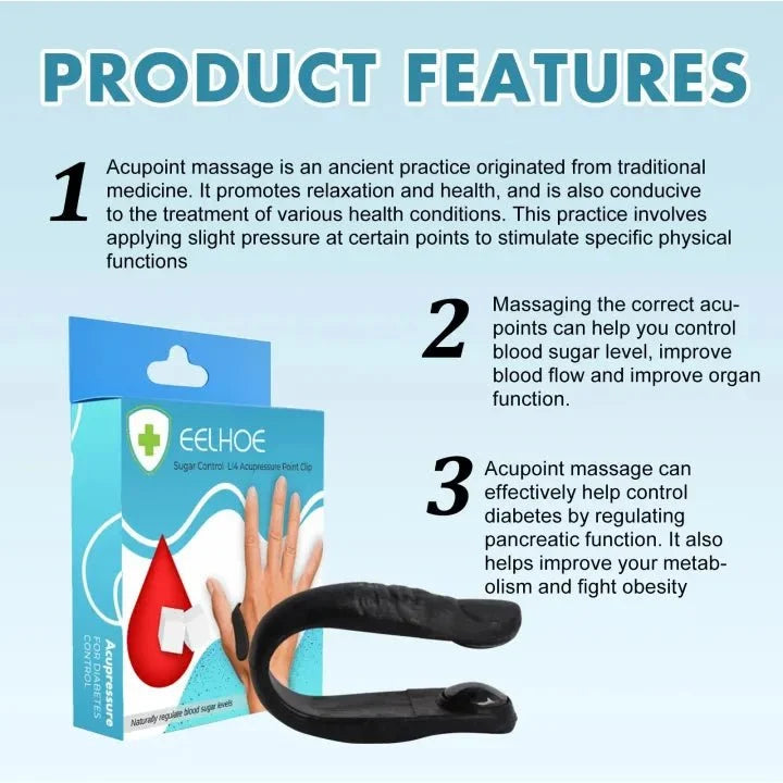 Portable EELHOE LI4 Acupressure Point Clip