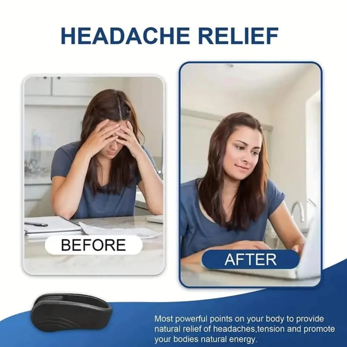 Portable EELHOE LI4 Acupressure Point Clip