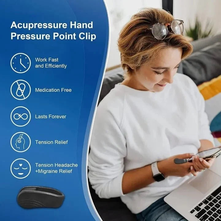 Portable EELHOE LI4 Acupressure Point Clip
