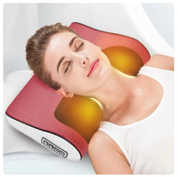 Heat & Adjustable Speed Electric Massage Pillow