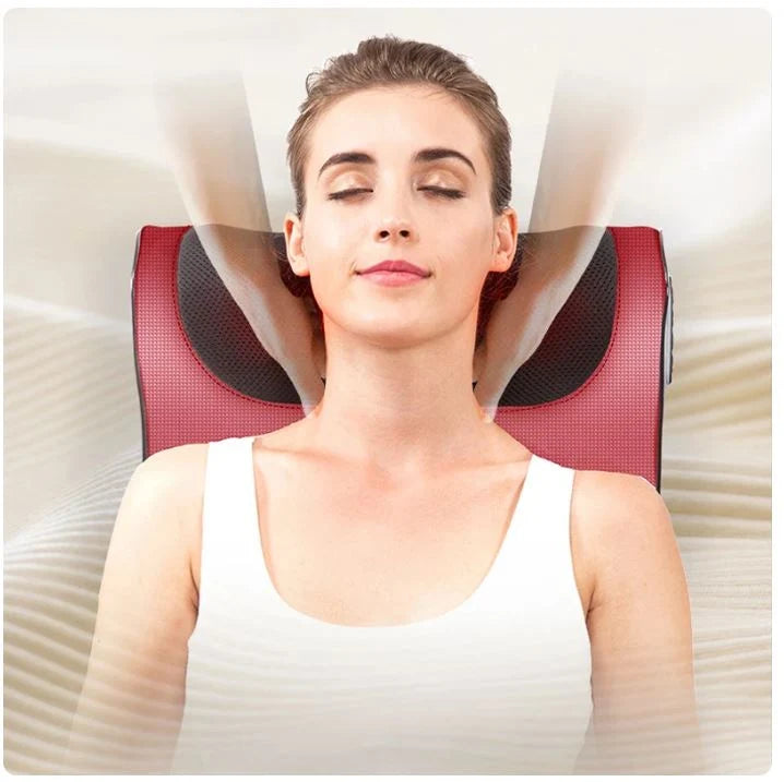 Heat & Adjustable Speed Electric Massage Pillow