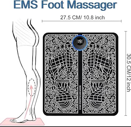 Foldable EMS Foot Massager Mat