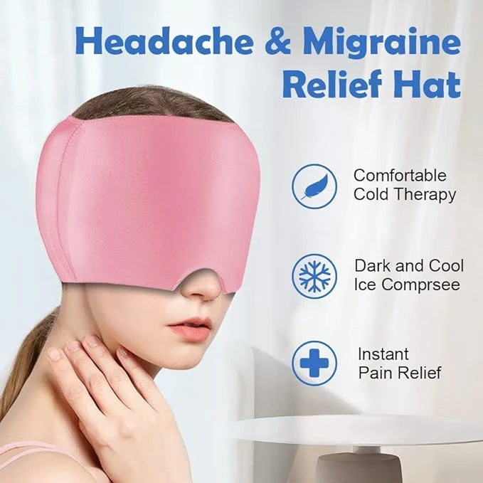Hot & Cold Therapy Migraine Relief Cap