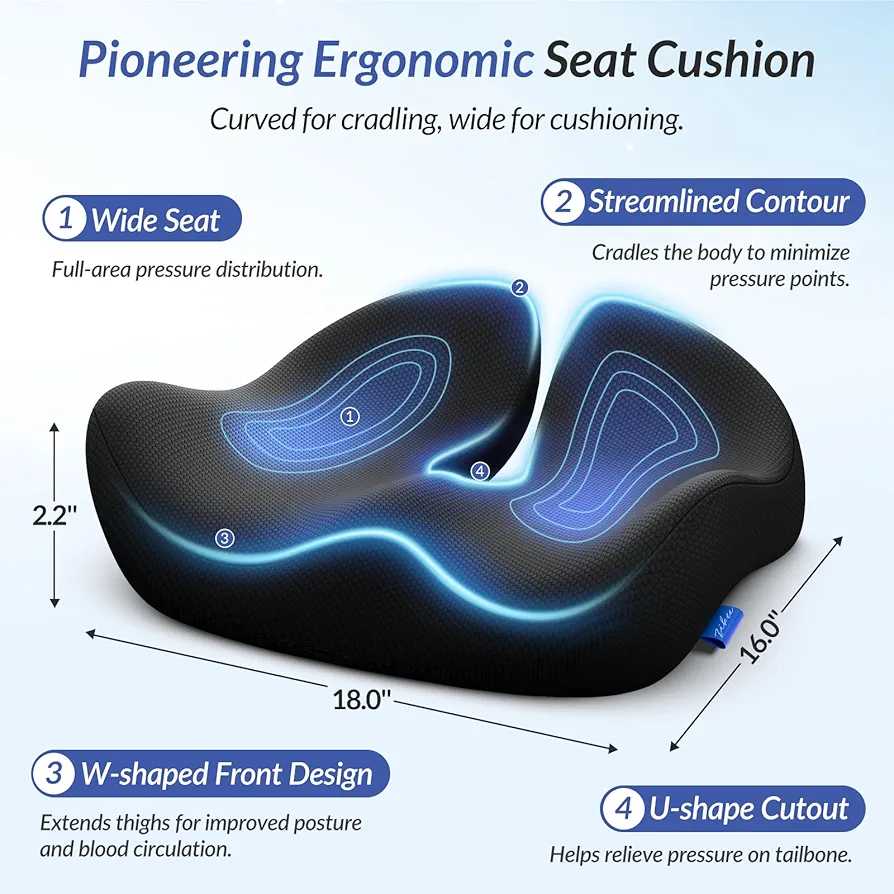 U-Shaped Ergonomic Seat Cushions