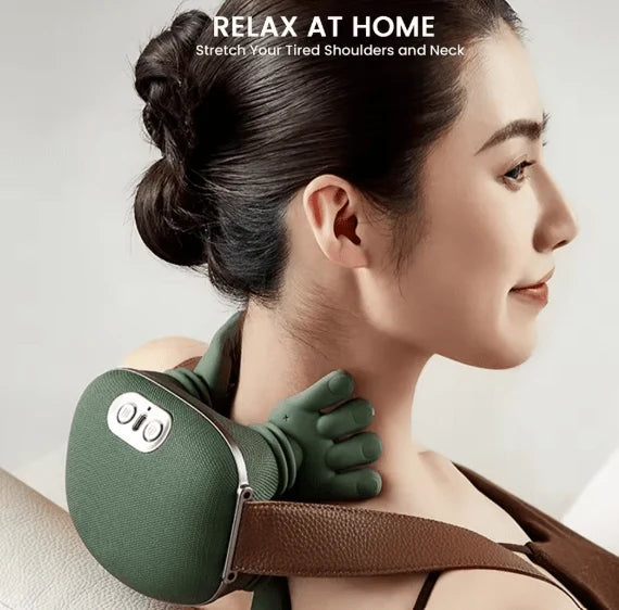 Dual-Palm Kneading Shoulder & Neck Massager